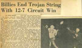 Billies End Trojan String With 12-7 Circuit Win.