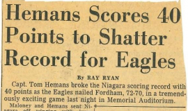 Hemans Scores 40 Points to Shatter Record for Eagles.