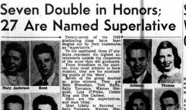 Seven Double in Honors; 27 Are Named Superlative. June 29, 1949.