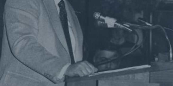 Tom Eakin at the 1982 CSHOF banquet.