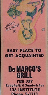 De Marco's Grill matchbook