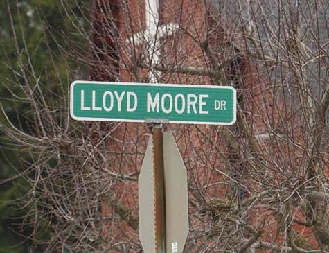 Myers Street in Frewsburg has been renamed Lloyd Moore Drive.