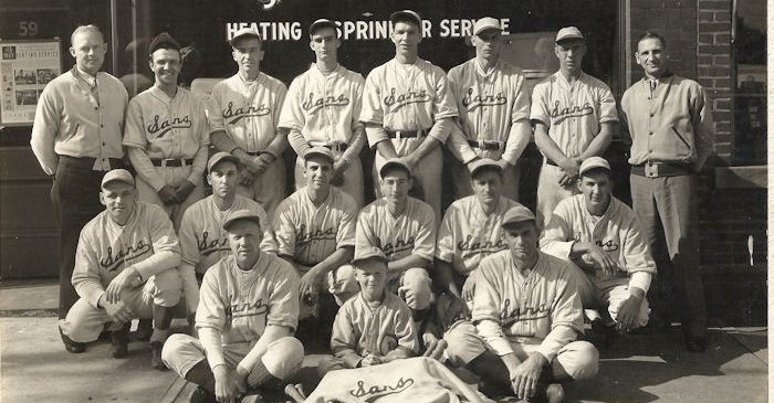 1938 Sans Co. baseball team