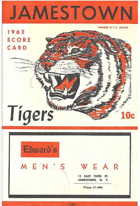Jamestown Tigers, 1962.