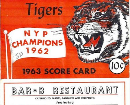 Jamestown Tigers, 1963.
