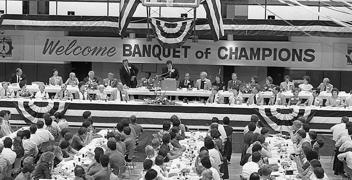 Babe Ruth World Series banquet.