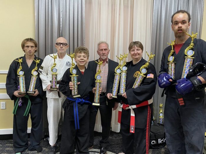Members of Kebort’s Karate Tigers & Johnson’s Blackbelt Academy 