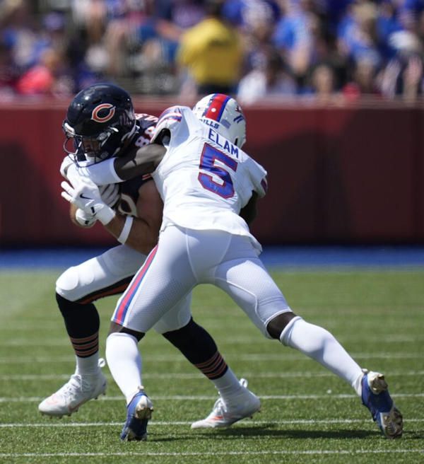 
Jamestown native Stephen Carlson, seen in this file photo against the Buffalo Bills.