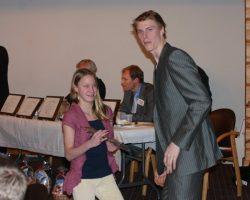 CSHOF 2011 Awards Banquet. Megan Marsh - Maple Grove cross country team and Tyler Myers. February 21, 2010. CSHOF 2011 Awards Banquet. February 21, 2010.