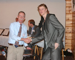 CSHOF 2011 Awards Banquet. Robert Rappole and Tyler Myers. February 21, 2010. CSHOF 2011 Awards Banquet. February 21, 2010.