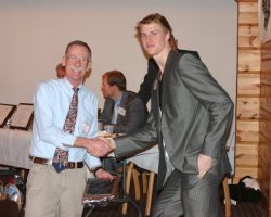 CSHOF 2011 Awards Banquet. Robert Rappole and Tyler Myers. February 21, 2010. CSHOF 2011 Awards Banquet. February 21, 2010.
