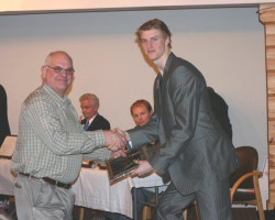 CSHOF 2011 Awards Banquet. Paul Secky - father of Chris Secky - Maple Grove basketball team and Tyler Myers. February 21, 2010. CSHOF 2011 Awards Banquet. February 21, 2010.