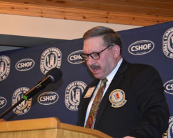 CSHOF banquet chairman Chip Johnson CSHOF banquet chairman Chip Johnson
