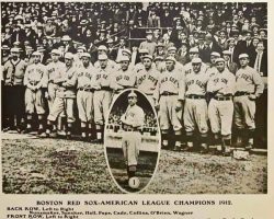 Boston Red Sox - American League Champions, 1912. Boston Red Sox - American League Champions, 1912.