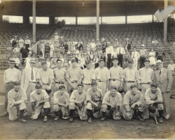 1937 Terre Haute Tots. John Newman is second from right in bottom row. 1937 Terre Haute Tots. John Newman is second from right in bottom row.