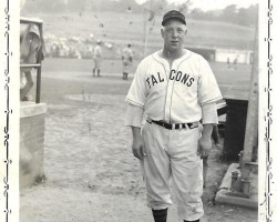 John Newman at Municipal Stadium, 1941. John Newman at Municipal Stadium, 1941.