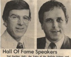 Hall Of Fame Speakers. <em>Post-Journal</em> (Jamestown), January 1985. Hall Of Fame Speakers. January 1985.