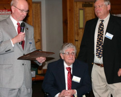 CSHOF 2012 Awards Banquet. Photo courtesy Heidi Anderson. Randy Anderson, John O'Neil & Bill Rollinger. February 20, 2012. CSHOF 2012 Awards Banquet. February 20, 2012.