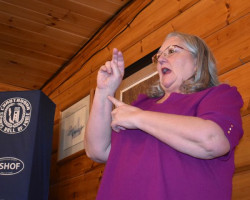 American Sign Language interpreter Janelle Krueger American Sign Language interpreter Janelle Krueger