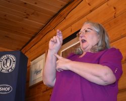 American Sign Language interpreter Janelle Krueger American Sign Language interpreter Janelle Krueger