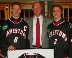 CSHOF 2012 Awards Banquet. Aaron Scheppelman, Randy Anderson and Steve Frangione. Photo courtesy Heidi Anderson. February 20, 2012. CSHOF 2012 Awards Banquet. February 20, 2012.
