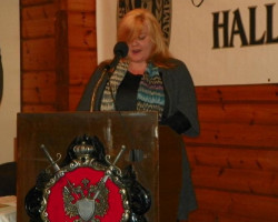 CSHOF 2014 Awards Banquet. Amanda Barton sings. February 17, 2014. CSHOF 2014 Awards Banquet. February 17, 2014.