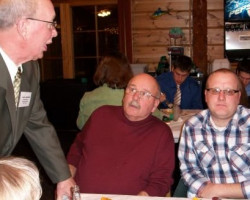 CSHOF 2010 Awards Banquet. Randy Anderson, Del and Ryan Seekings - photo courtesy of Heidi Anderson. February 15, 2010. CSHOF 2010 Awards Banquet. February 15, 2010.