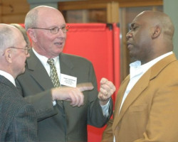 CSHOF 2010 Awards Banquet. Randy Anderson, Thurman Thomas and Art Asquith - photo courtesy of Scott Kindberg. February 15, 2010. CSHOF 2010 Awards Banquet. February 15, 2010.