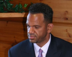 CSHOF 2012 Awards Banquet. Andre Reed. Photo courtesy Heidi Anderson. February 20, 2012. CSHOF 2012 Awards Banquet. February 20, 2012.