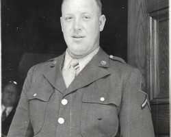 John Newman in his Army uniform, 1945. John Newman in his Army uniform, 1945.