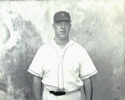 John Newman in his Army baseball uniform, 1944. John Newman in his Army baseball uniform, 1944.