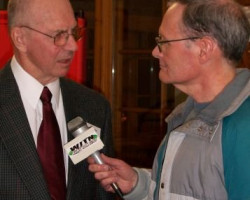 CSHOF 2010 Awards Banquet. Art Asquith and Terry Frank - photo courtesy of Heidi Anderson. February 15, 2010. CSHOF 2010 Awards Banquet. February 15, 2010.