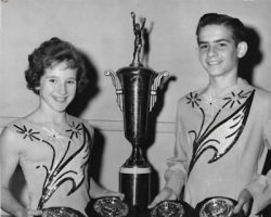 1960 Little Rock, Junior Pairs National Champions Bradley Zimmer and Darlene Edwards. 1960 Little Rock Jr. Pairs National Champions Bradley Zimmer and Darlene Edwards.
