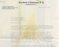 Bargar letter 3-17-41