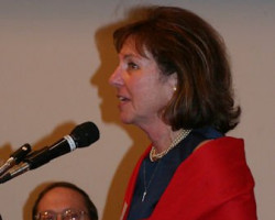 CSHOF 2010 Awards Banquet. Nancy Bargar - photo courtesy of Jim Riggs. February 15, 2010. CSHOF 2010 Awards Banquet. February 15, 2010.