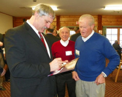 CSHOF 2013 Awards Banquet. Bruce Baumgartner, Sammy LaMancuso and Bucky Cusimano. February 18, 2013. CSHOF 2013 Awards Banquet. February 18, 2013.