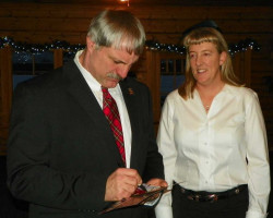 CSHOF 2013 Awards Banquet. Bruce Baumgartner and Tiffany Decker. February 18, 2013. CSHOF 2013 Awards Banquet. February 18, 2013.