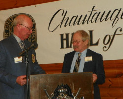 Randy Anderson and Bill Olson accepting for Scrubby Olson. Bill Olson accepting for Scrubby Olson.