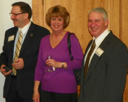 CSHOF 2013 Awards Banquet. Chip and Mary Beth Johnson with Jim Painter. February 18, 2013. CSHOF 2013 Awards Banquet. February 18, 2013.