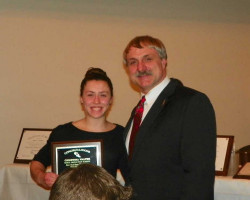 CSHOF 2013 Awards Banquet. Christima Walter, Maple Grove with Bruce Baumgartner. February 18, 2013. CSHOF 2013 Awards Banquet. February 18, 2013.