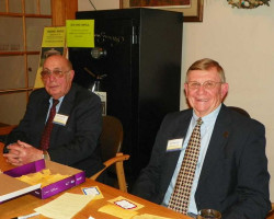 CSHOF 2013 Awards Banquet. Chuck Sinatra and Russ Ecklund. February 18, 2013. CSHOF 2013 Awards Banquet. February 18, 2013.