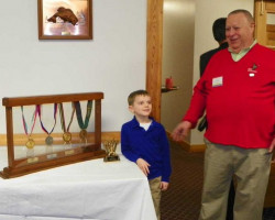 CSHOF 2013 Awards Banquet. Cole Joly with Joe DiMaio. February 18, 2013. CSHOF 2013 Awards Banquet. February 18, 2013.