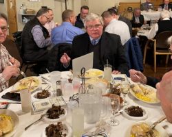 D&S Glass Service table, Greg Peterson D&S Glass Service table, Greg Peterson