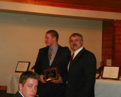 CSHOF 2013 Awards Banquet. Dan Lictus, Clymer Central, with Bruce Baumgartner. February 18, 2013. CSHOF 2013 Awards Banquet. February 18, 2013.