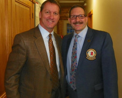 Don Beebe and Chip Johnson. Don-Beebe-Chip-Johnson