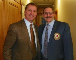 Don Beebe and Chip Johnson. Don-Beebe-Chip-Johnson