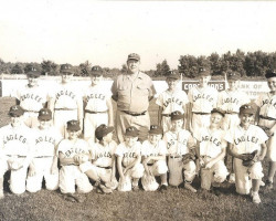 Eagles Little League team with coach John Newman, 1959. Eagles Little League team with coach John Newman, 1959.