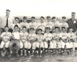 Eagles Little League team with coach John Newman, 1960. Eagles Little League team with coach John Newman, 1960.