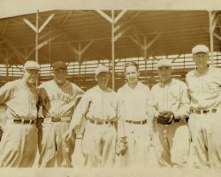 Howard Ehmke on right. Photo courtesy of the Silver Creek Historical Center. Howard Ehmke on right.