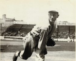 Howard Ehmke pitching. Photo courtesy of the Silver Creek Historical Center.